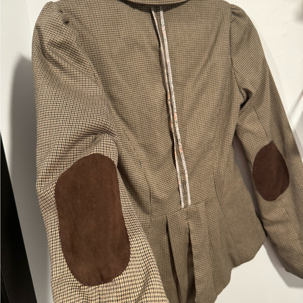Blazer Jacket with Elbow Detail